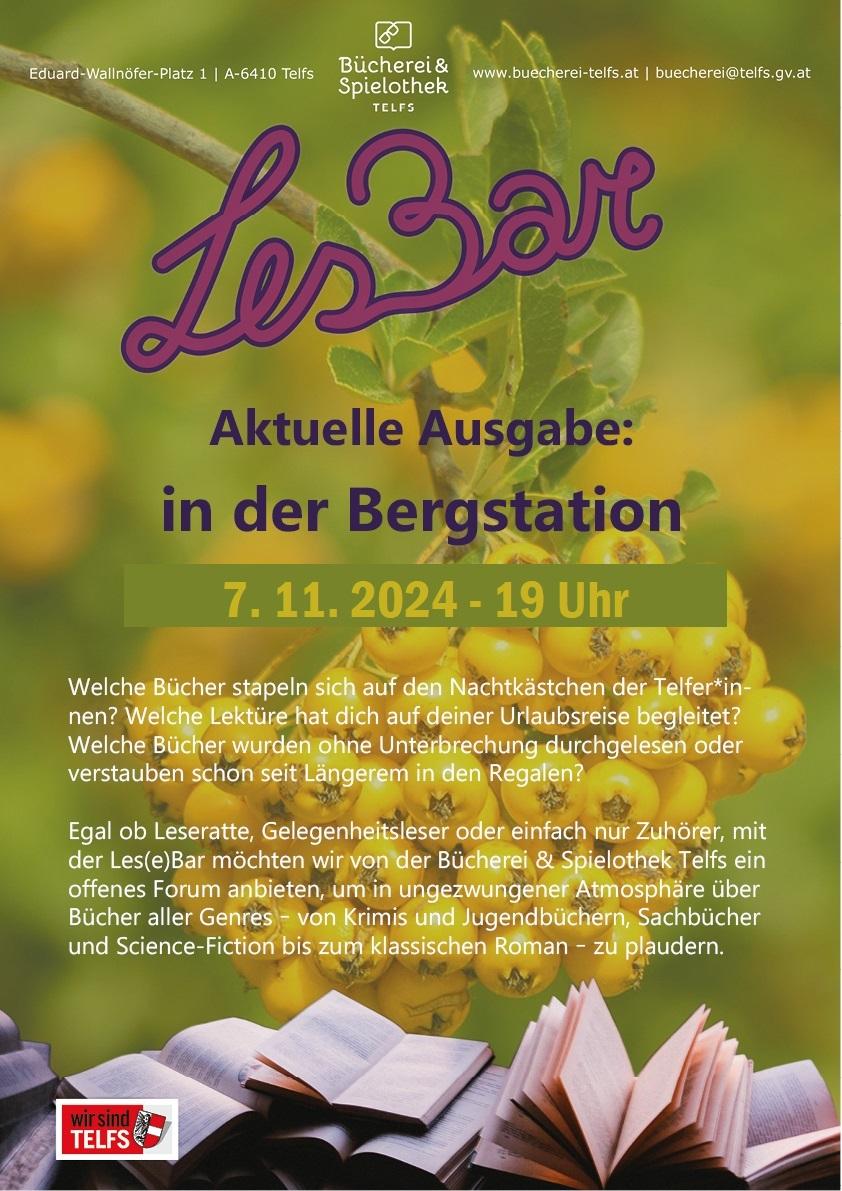 Ankündigung der nächsten LesBar