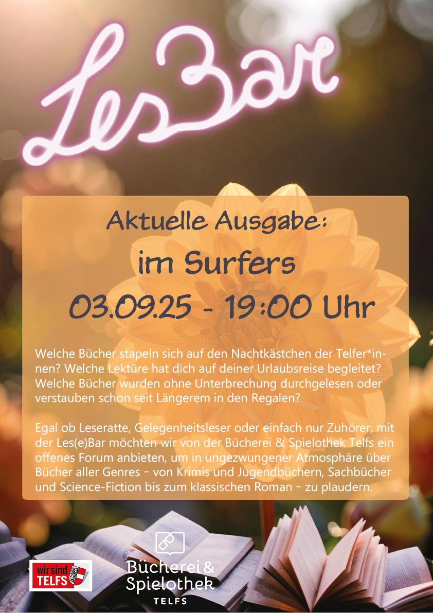 Lesbar - eine Veranstaltung der Bücherei & Spielothek