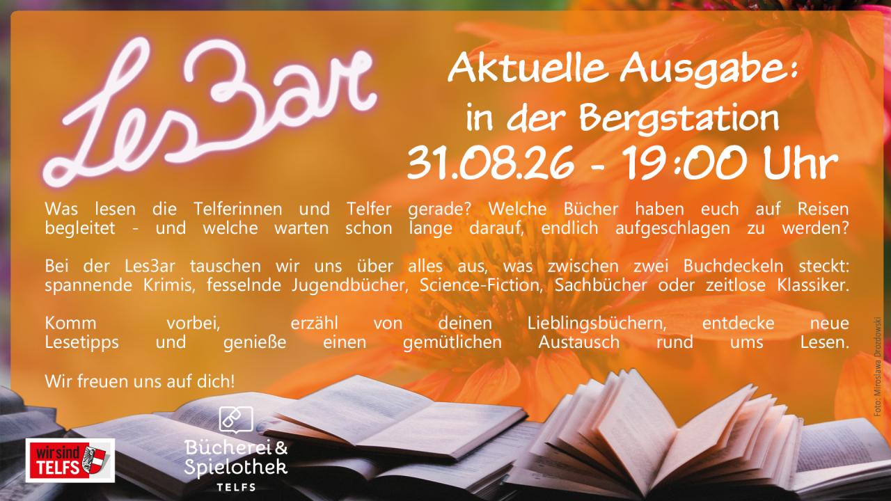 Lesbar - eine Veranstaltung der Bücherei & Spielothek