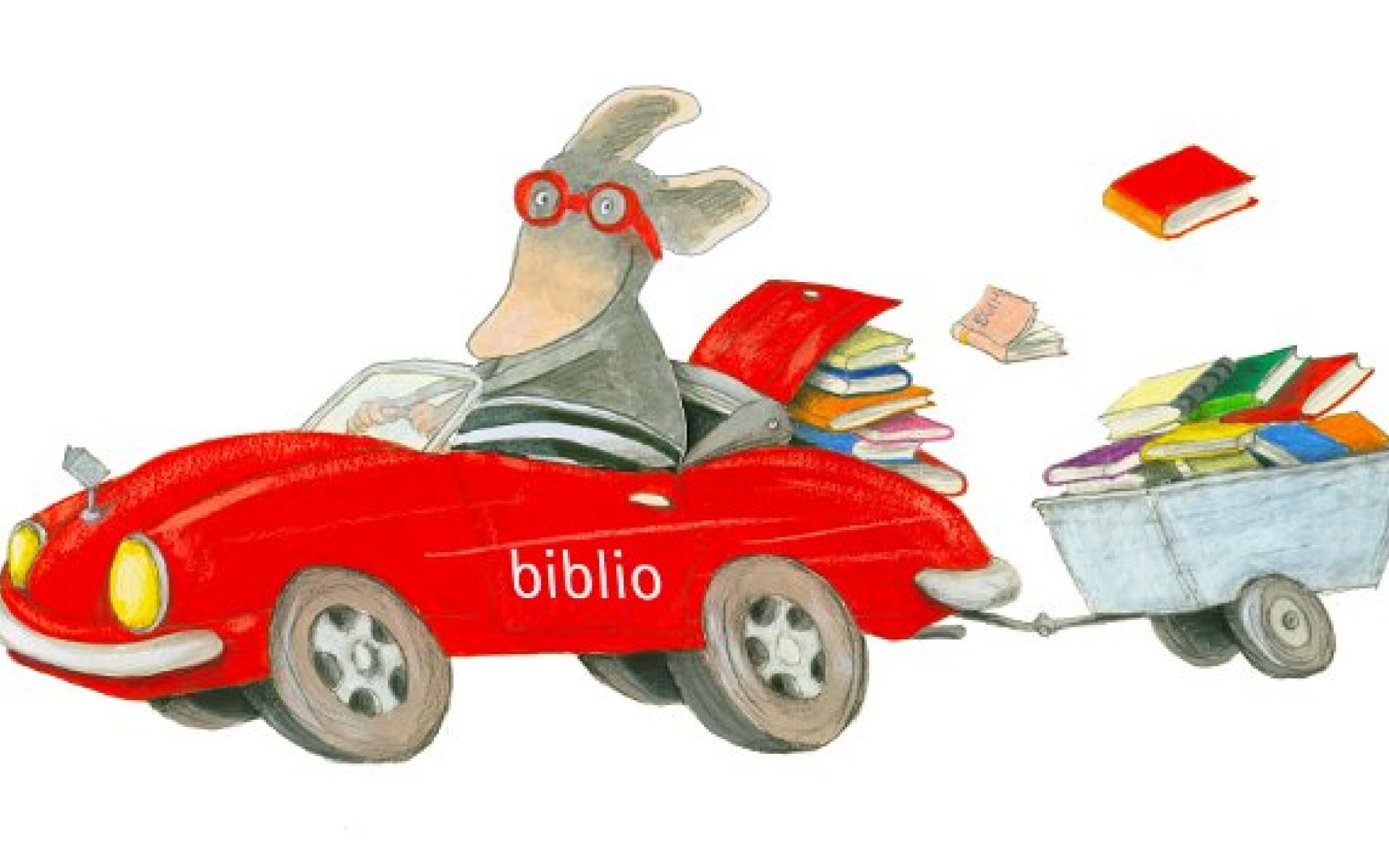 Mio in der Bücherei & Spielothek