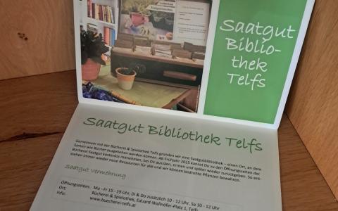 Saatgutbibliothek in der Bücherei & Spielothek